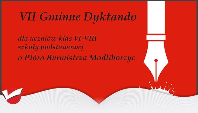 VII GMINNE DYKTANDO O PIÓRO BURMISTRZA MODLIBORZYC