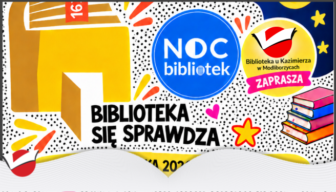 Noc Bibliotek 2026 Biblioteka się sprawdza!