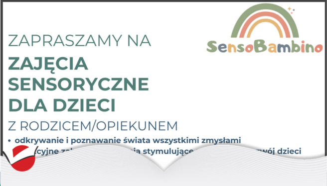 Zajęcia z sensoryki dla dzieci SensoBambino